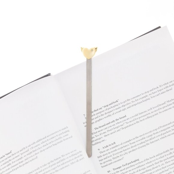 Metalmorphose 3D WINGED HEART (ROSEGOLD) BOOKMARK - Picture 6 of 7